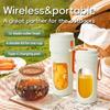 With Straw Electric Fruit Mixers Safety Lock Personal Juicer Bottle  Smoothies