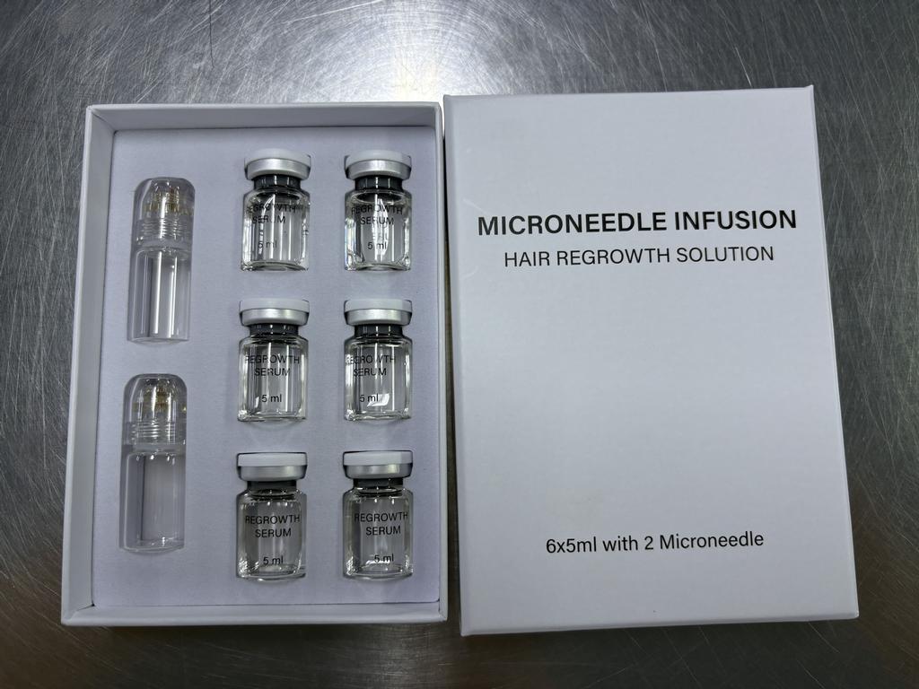 Сыворотка с медным пептидом GHK-CU для микронидлинга кожи головы, Эссенция для восстановления кожи головы для роста волос, 2 унции с пипеткой