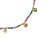 Collier Luxenter en argent 925 et finition on or 18 carats avec cristaux multicolores - Ufore