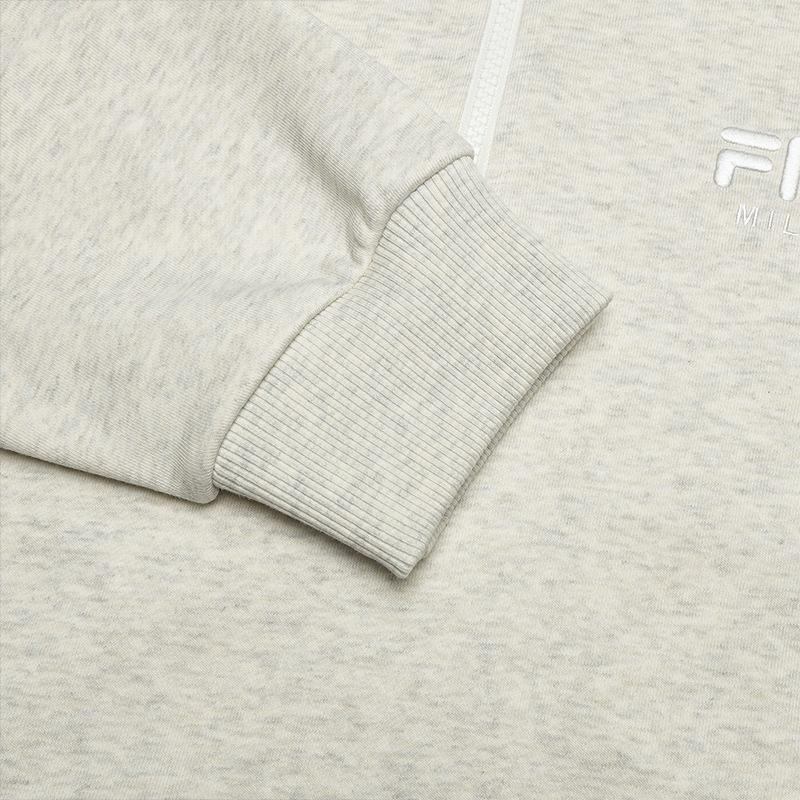 New FILA Sweatshirt Men's Light Khaki Heather Gray F11M445201FLK