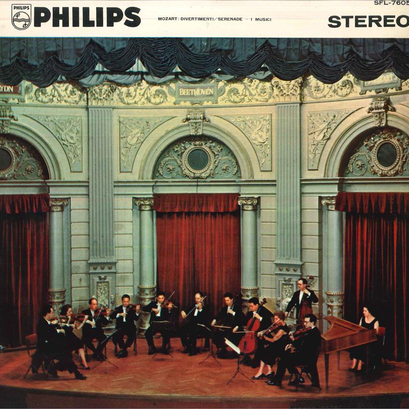 Виниловая пластинка I MUSICI Моцартдивертиментосеренада SFL7605 PHILIPS Япония Классика Б/У