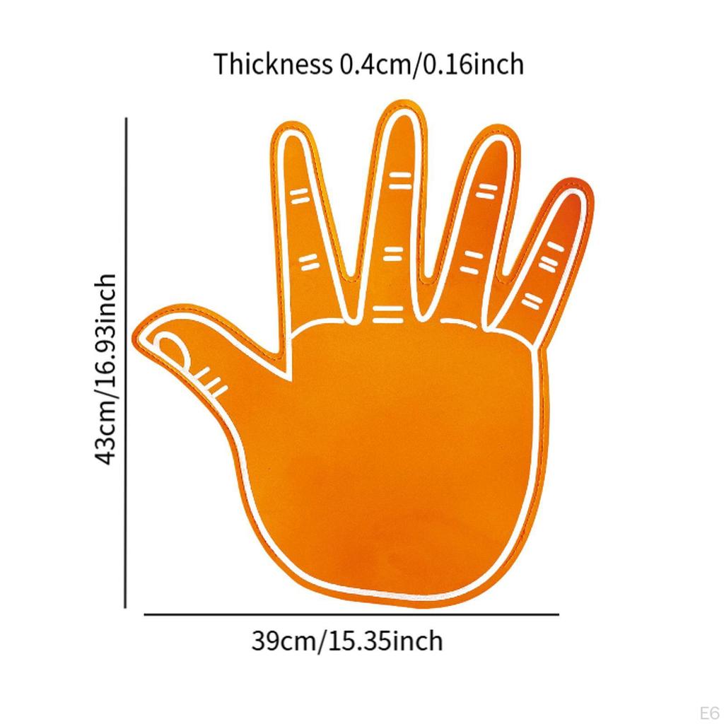 Перчатки для черлидинга из вспененного ЭВА для игр и мероприятий на свежем воздухе