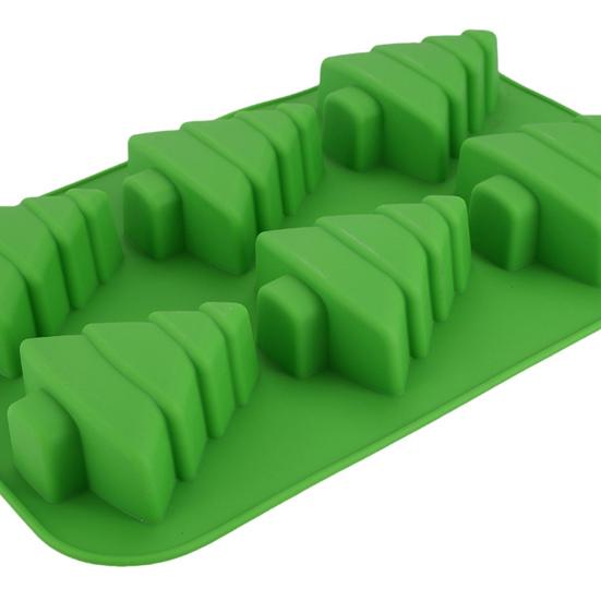 Рождественские силиконовые формы для мыла, форма для рождественского торта, легко моется, пищевая, различные формы, формы для выпечки мыла своими руками, свечей, шоколада