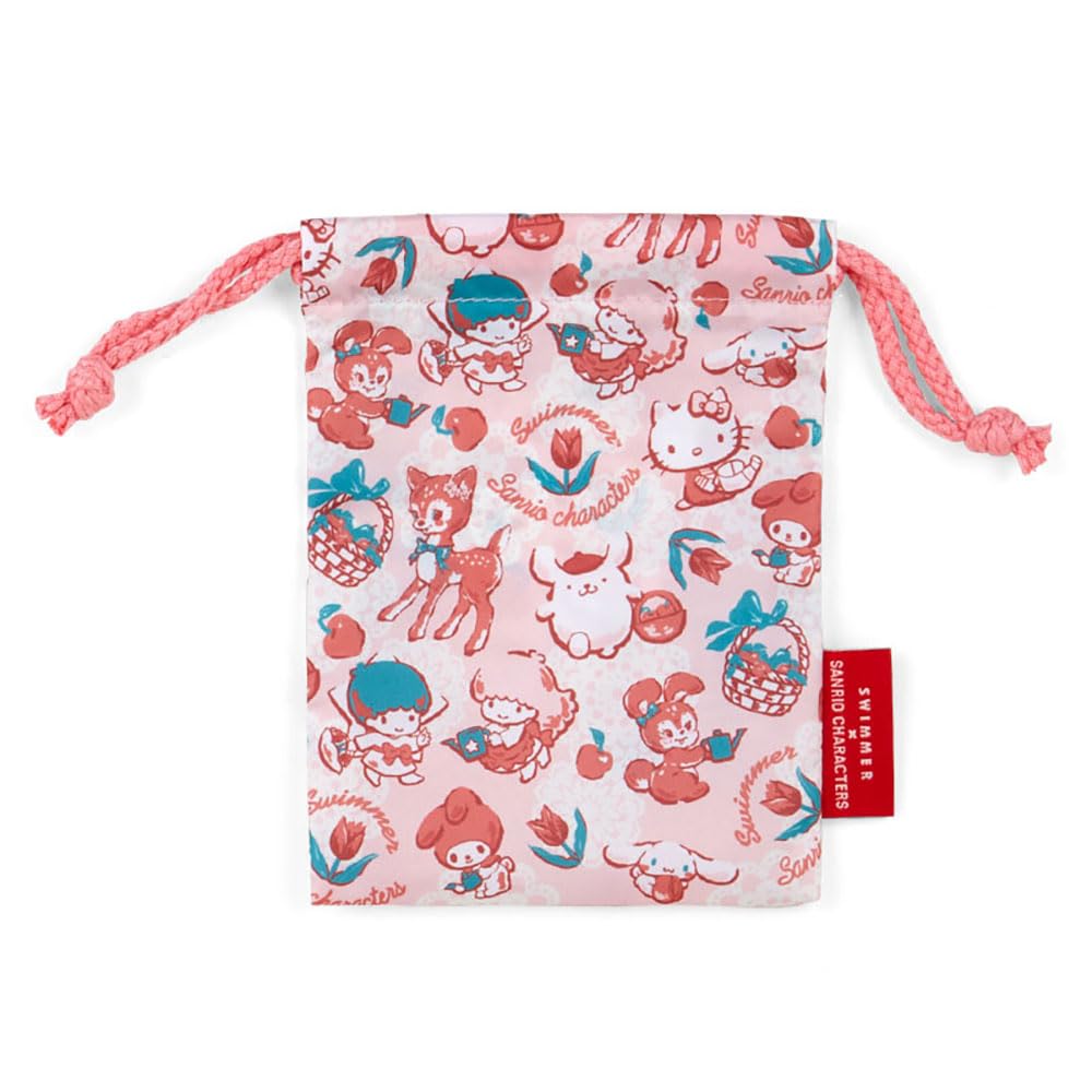 Sanrio Набор мешков на шнурке SWIMMER x SANRIO CHARACTERS Sanrio Characters 24 x 20 x Персонаж 483770 SANRIO 0,5 см