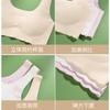 Cool and antibacterial detachable seamless cup - breathable vest underwear for girls in the second and third stages of development