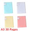 A3 30 страниц Алмазная живопись Фотоальбом Книга для хранения Портфолио Презентация Книга для хранения Прозрачные карманы Большая папка Канцелярские принадлежности