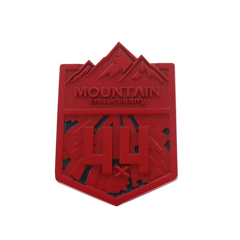 3D Metal 4X4 Mountain Cross Country Badge Auto 4WD Emblem Car Stickers For Car Styling Decals
