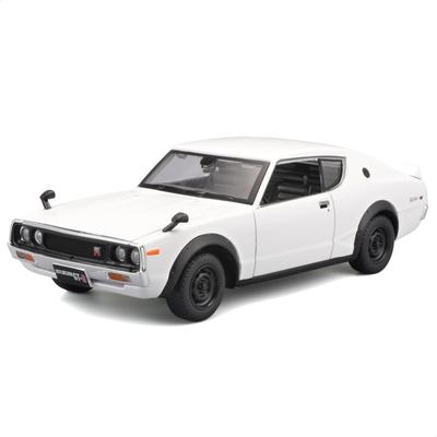 Maisto 1973 Nissan Skyline и Mary and Mary масштабная литая модель автомобиля в белом цвете 2000GT-R #KPGC110 #Ken #Ken #1/24
