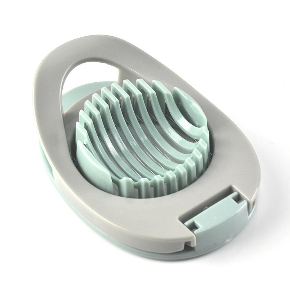 Stainless Steel Wire Boiled Egg Slicer Wide Handle Comfortable Grip Strawberry Cutter Easy To Clean Multipurpose