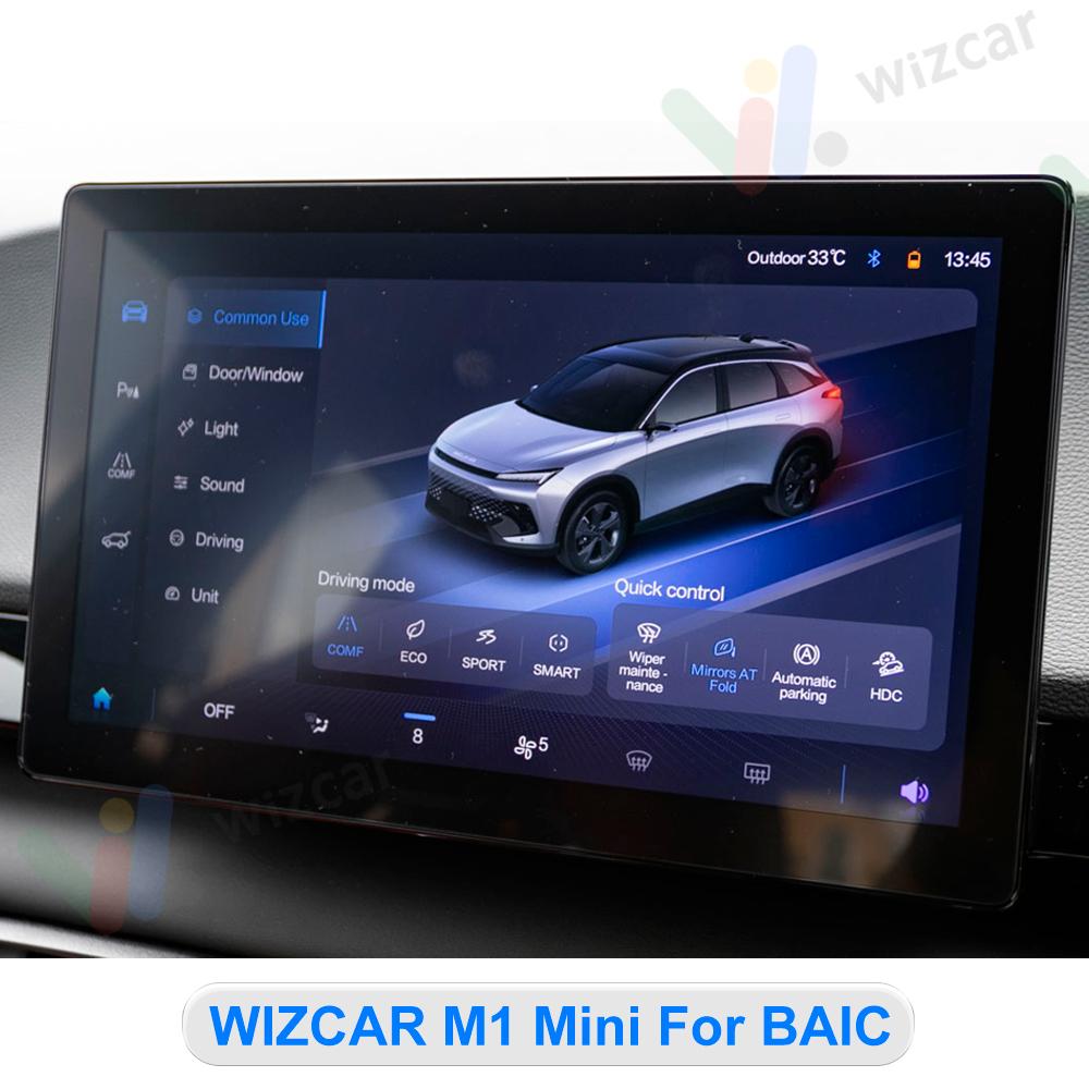 BAIC BJ30e X75 X55 II 2025-2026 | WIZCAR M1 Mini Поддержка Android Auto Google Waze Карты Spotify Мультимедиа Для Android Телефона