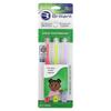 Brilliant, Children's Toothbrush, 2 To 5 Years Old, Pink, Yellow, Purple, 3 Toothbrushes