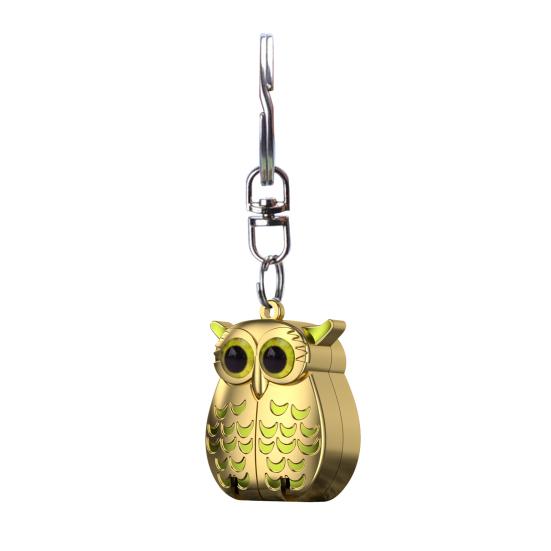 Portable Owl Keychain Nail Clipper with Nail File 2-in-1 Manicure Tool for Outdoor Adventures Stainless Steel Mini Clippers Unique Gifts for Travelers