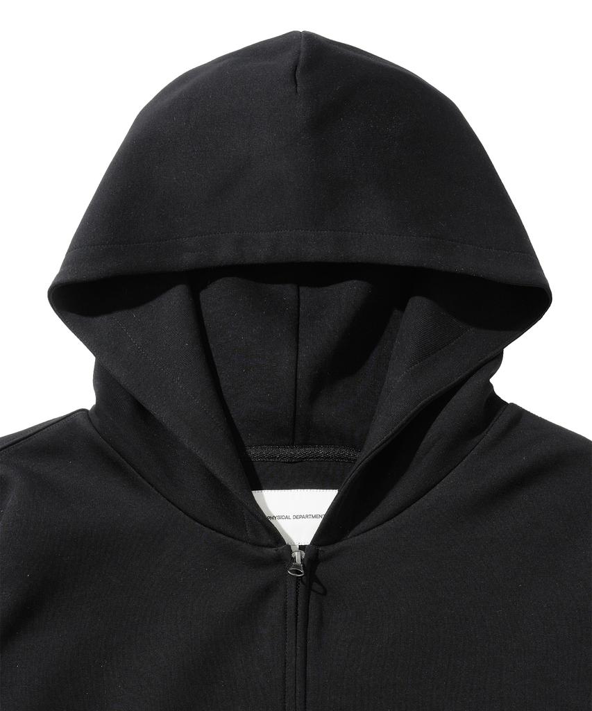 Butterfly Sportswear Оригинальная вышитая эмблема Худи на молнии с двумя бегунками Черный