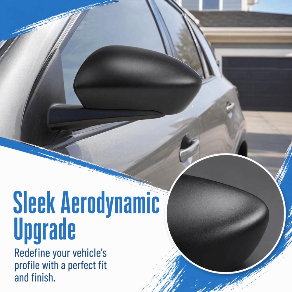 Black Rearview Mirror Housing for Nissan Qashqai J10 2007‑2014 For Side Rearview Mirror