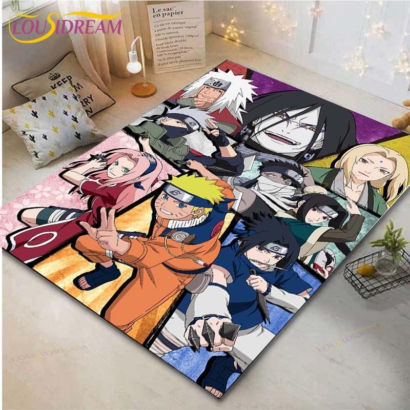Напольный коврик с принтом аниме Наруто Коврики для гостиной Спальня Прикроватный ковер на эркер