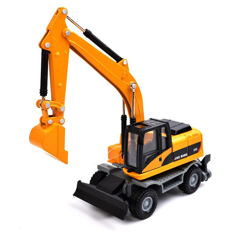 1:60 имитация бульдозера из сплава металла модель строительной машины грузовик модель игрушки для мальчика подарок B283