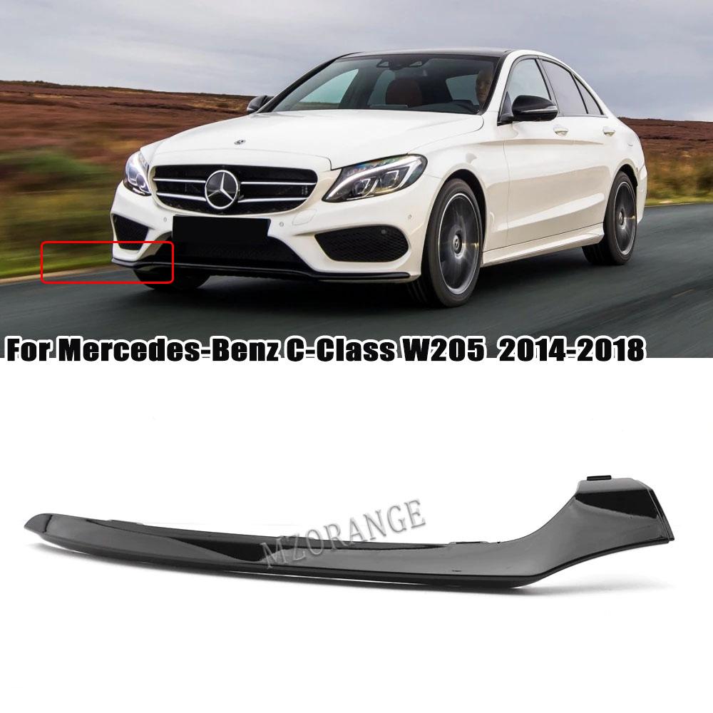 Нижняя часть переднего бампера для Mercedes Benz C Class W205 C300 C400 C63 2014 2015 2016 2017 2018 Автомобильные аксессуары Украшения
