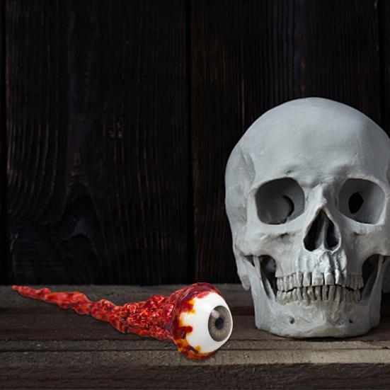 Halloween Ripped Out Eyeball Decoration Scary Fake Eye Balls with Hook Gothic Home Decor for Halloween Event Party