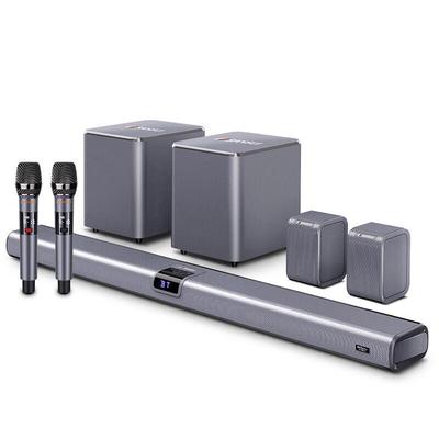 Shanshui DV-99C Система звуковой панели для домашнего кинотеатра KTV с поддержкой Dolby Atmos, китайская вилка (адаптер в комплекте)