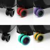 8Pcs Silicone Wheel Protectors Flexible Wear Resistant Scratch-proof Noise Reducing Suitcase Wheel Covers Castor Sleeves