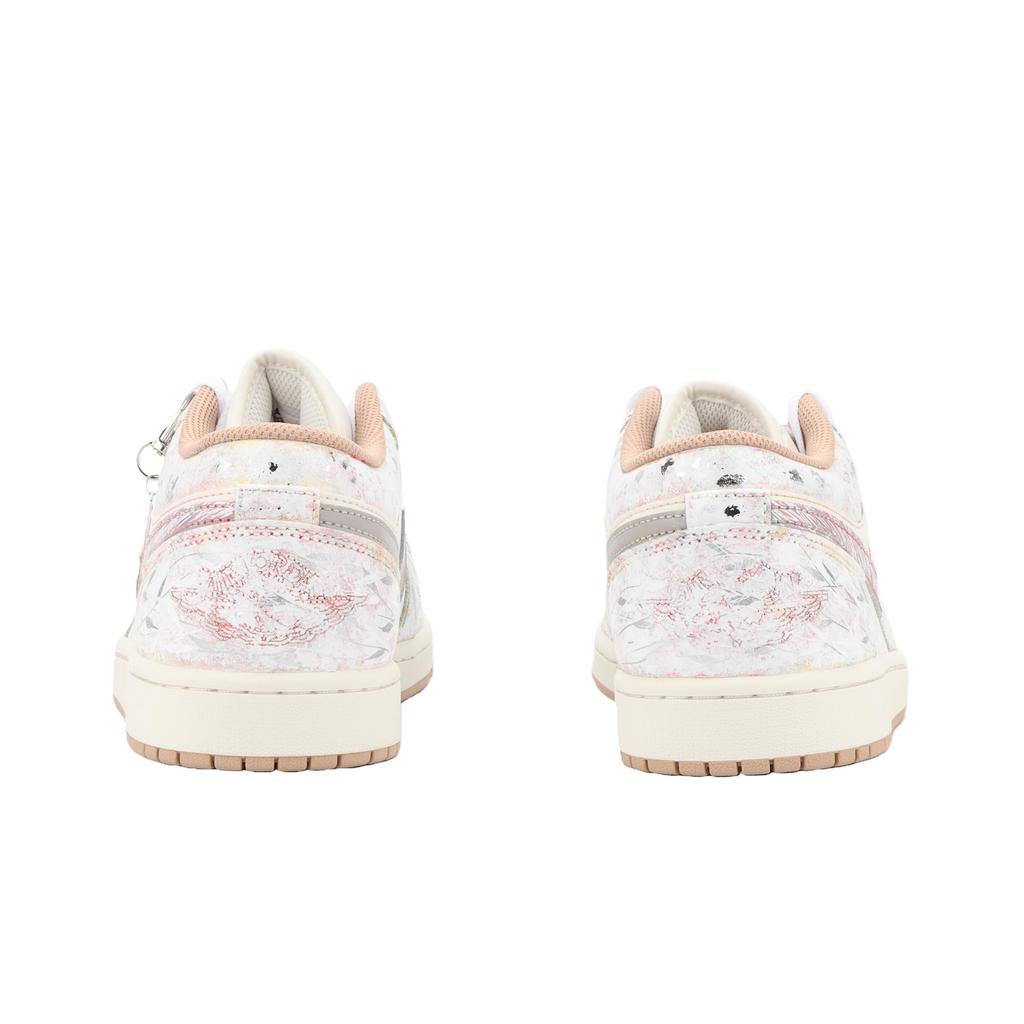 Jordan Air Jordan 1 Винтажные Баскетбольные Кроссовки Унисекс Низкие Розовые 553558-169(Команда1335-)