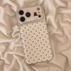 Чехол для телефона с полной защитой от падений для Apple 17 Pro Max/iPhone 16 Plus - Новый стиль с дизайном в виде сердца и маленького мишки