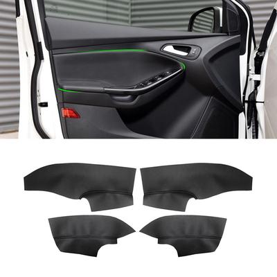 Для Ford Focus 2014 2015 2016 2017 2018 Микрофибра Кожаная Накладка на Панель Подлокотника Ручки Двери Салона Наклейка Отделка