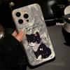 IMD нить-перо игривый котенок подходит для чехла для мобильного телефона Apple iPhone17promax 16 14/15 большое отверстие 17