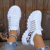 2025 Spring and Autumn Fashion New White Shoes Mesh Surface Breathable Sports Shoes Retro Sneakers