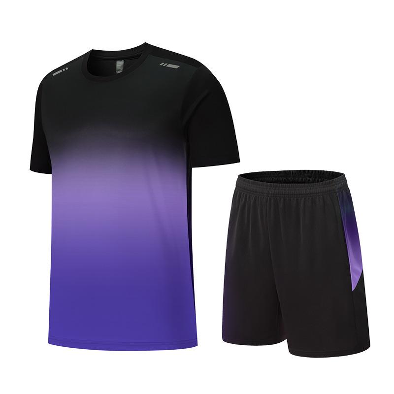 2023 new sports suit men's and women's fitness clothes running training casual thin breathable quick-drying basketball morning run