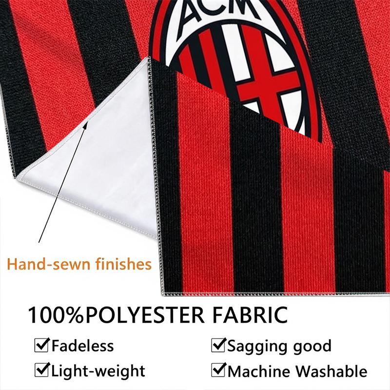Настенный гобелен AC Milan Эстетичное настенное панно Печатное тканевое одеяло Декоративные гобелены для спальни гостиной Домашний декор