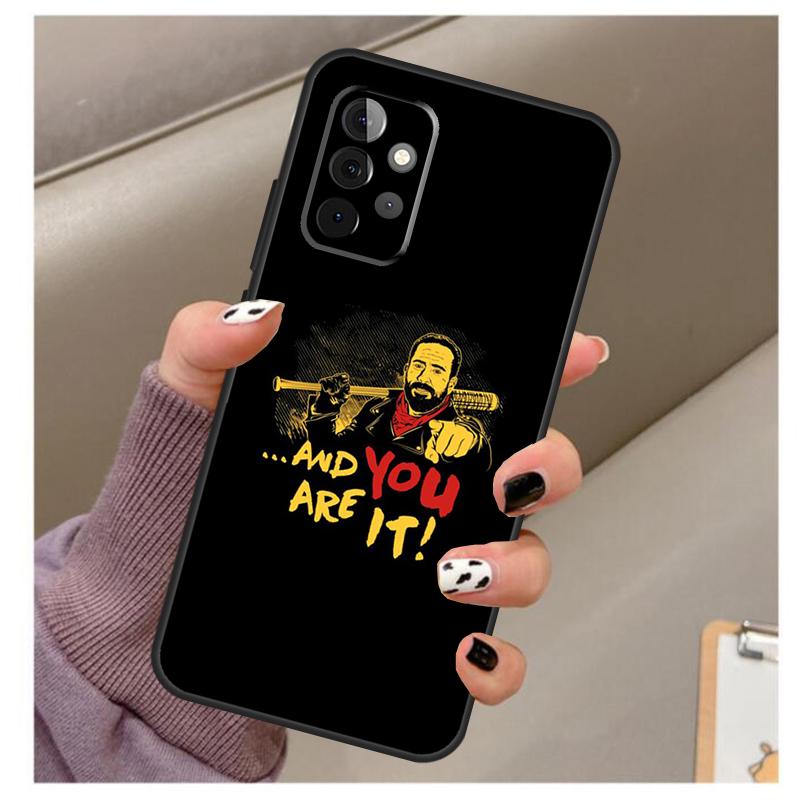 Negan The Walking Dead Case For Samsung Galaxy A33 A13 A53 A34 A54 A14 A15 A16 A26 A36 A56 A12 A32 A52 A06 A35 A55
