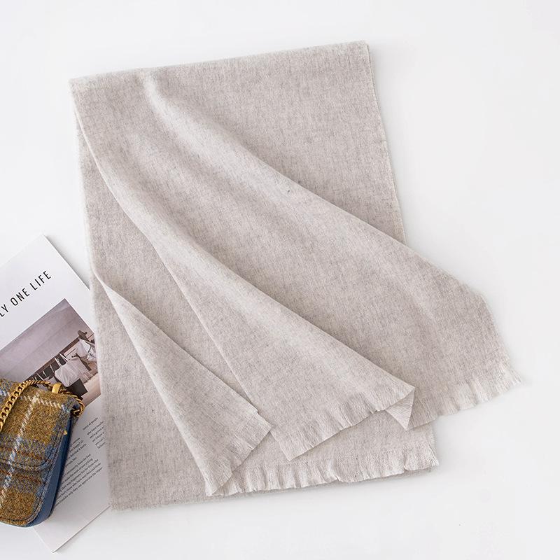 New Cashmere Scarf for Women High End Autumn and Winter Versatile Warm Shawl Couple Neck Scarf Birthday Gift