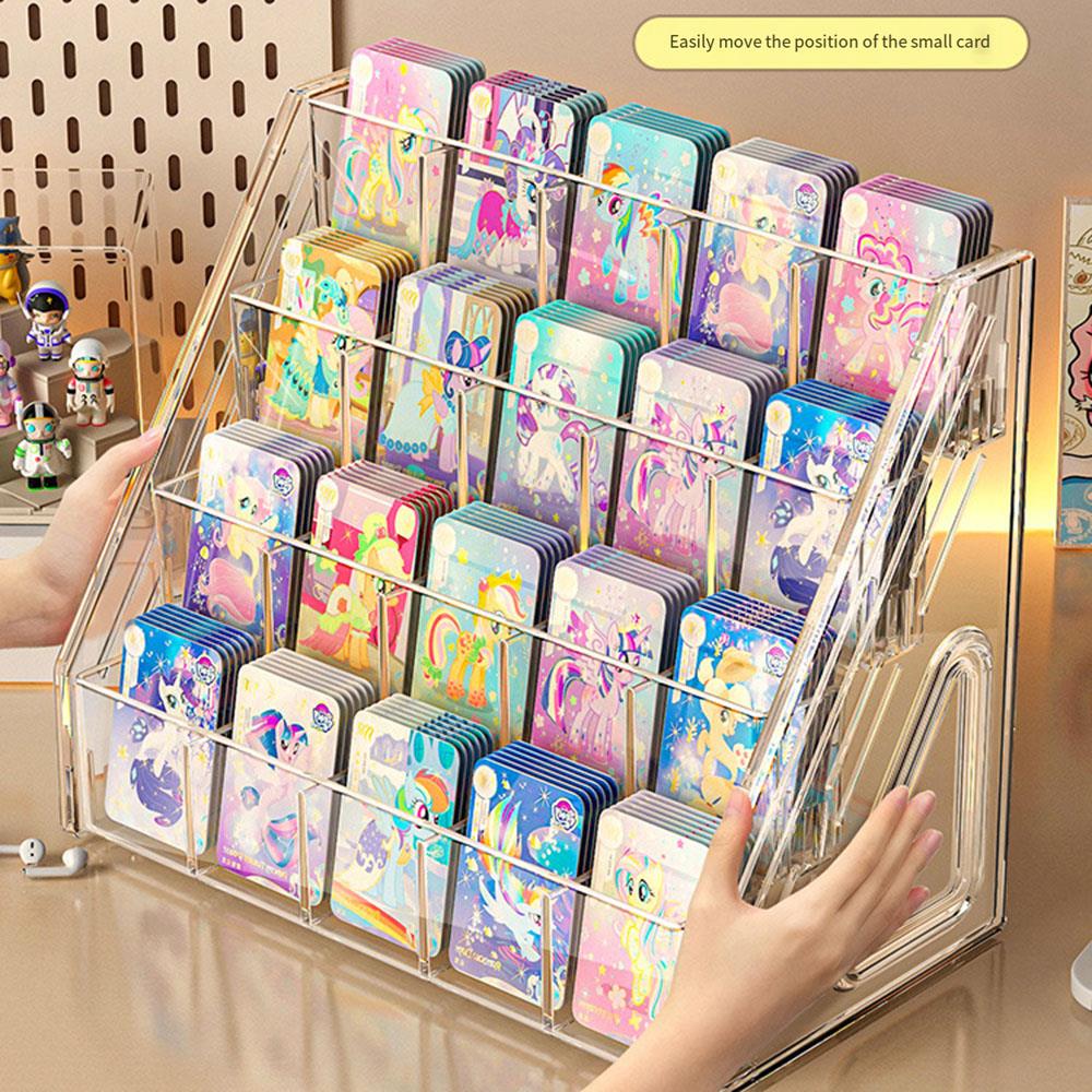 Acrylic Organizer Pen Holder Clear Marker Storage Desk Pencil Holder Organizer Makeup Brush Holder Divider Stationery Organizer