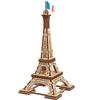 Ugears Eiffel Tower 70249 Wooden No Glue or Tools 3D Assembly Instructions For Beginners Puzzle, Required, Puzzle, Included,
