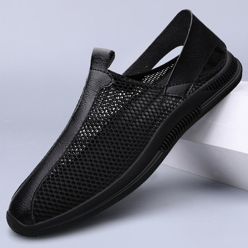 Summer Hot Selling Breathable Lightweight Loafers High-quality New Men's Mesh Casual Shoes Commuting Men's Driving Shoes