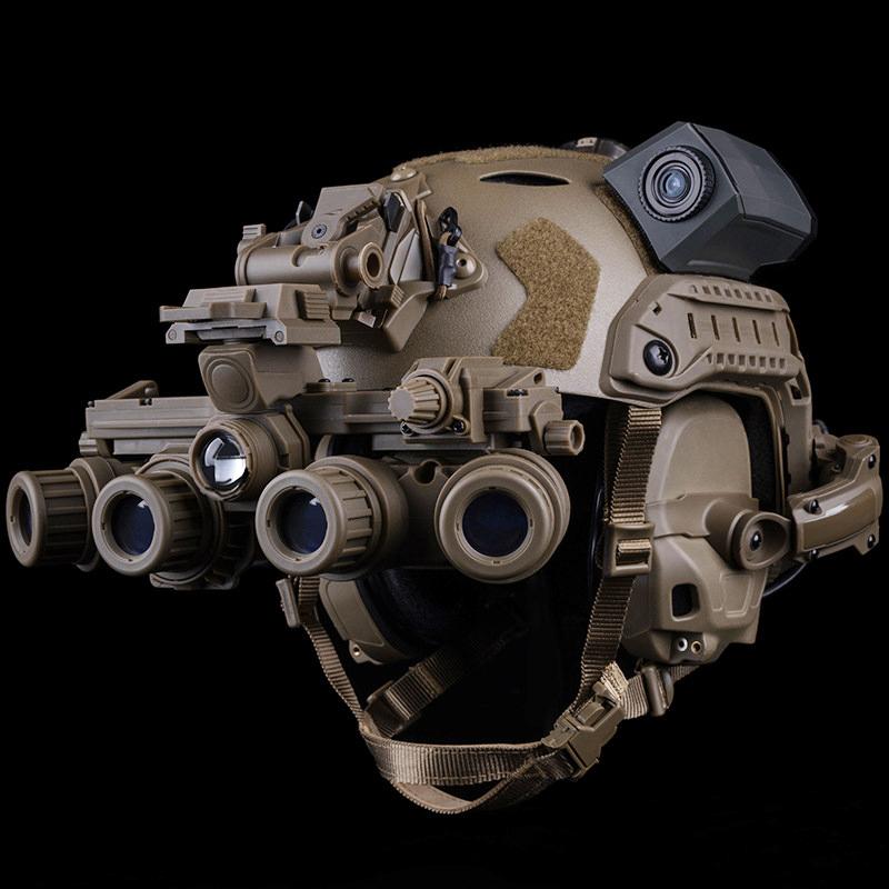 Тактический шлем GPNVG 18 Очки ночного видения NVG ДЕМО-модель Версия с тепловым слиянием Аксессуары для украшения шлема для страйкбола Реквизит
