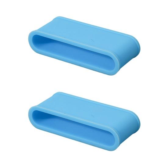 2 шт., эластичная ручка для бадминтона, ракетка для настольного тенниса, ручка, силиконовое противоскользящее кольцо, аксессуары для пиклбола