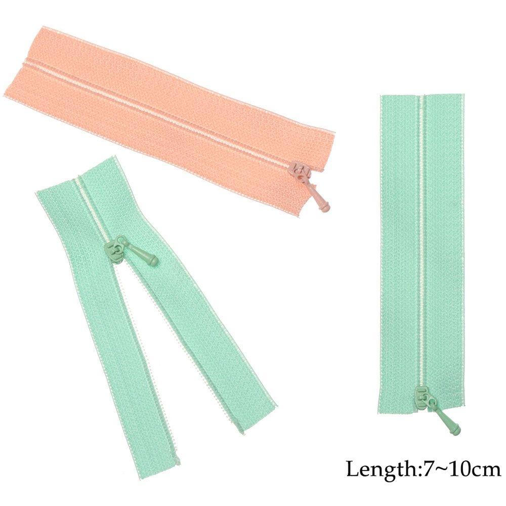 Аксессуары для одежды, кукольная одежда, молнии, аппликация на одежду, мини-молния, ручное шитье, скрапбукинг