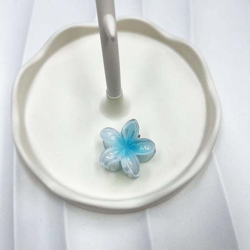 Европейский и американский Франжипани 4 см Модный зажим-краб для волос для пляжного отдыха