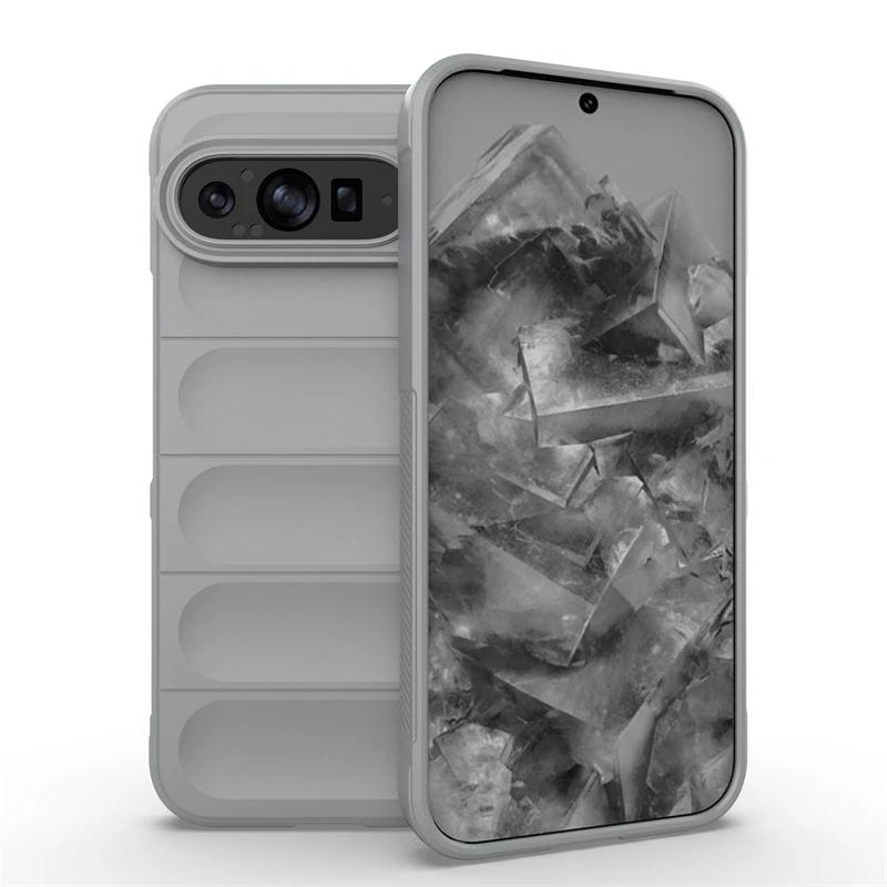 Чехол для Google Pixel 9 Pro XL, задняя крышка, мягкий силиконовый чехол, противоударный, защита от падений, чехлы для телефонов Funda Coque