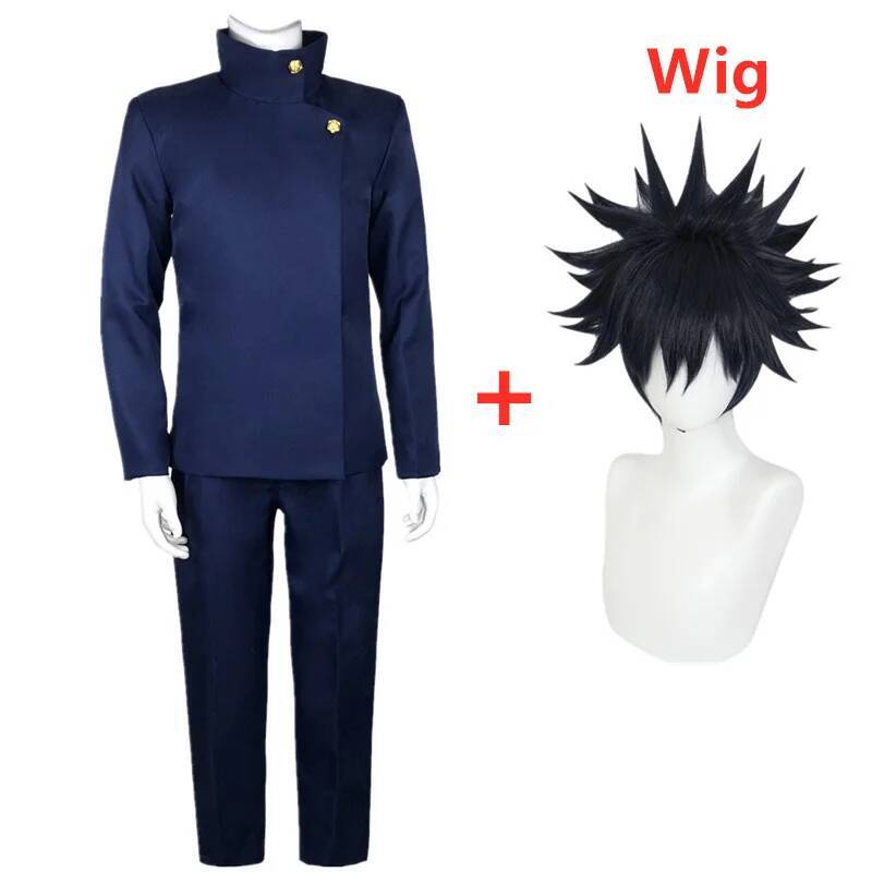 Jujutsu Kaisen Anime Fushiguro Megumi Cosplay Costumes Top Pants Halloween Party Uniform Set