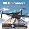 Новый M12 Пульт дистанционного управления Дрон 8K HD Двойная камера Бесщеточный широкоугольный Тройной трекинг Камера 12 Цветов Свет WIFI FPV Складной Квадрокоптер Игрушка Подарок