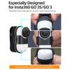 Зажим для рюкзака с камерой для Insta360 Go 3S, крепление с 360-градусным вращением, быстросъемное крепление на шляпу