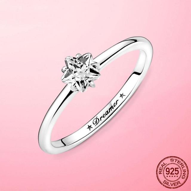 Женское кольцо Новое стерлинговое серебро 925 пробы сверкающие и полированные линии кольцо на палец для женщин свадьба помолвка ювелирные изделия подарок