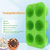 Силиконовая форма для маффинов на 6 чашек, форма для маффинов, форма для торта для выпечки, пищевые формы для кексов, высокотемпературостойкая