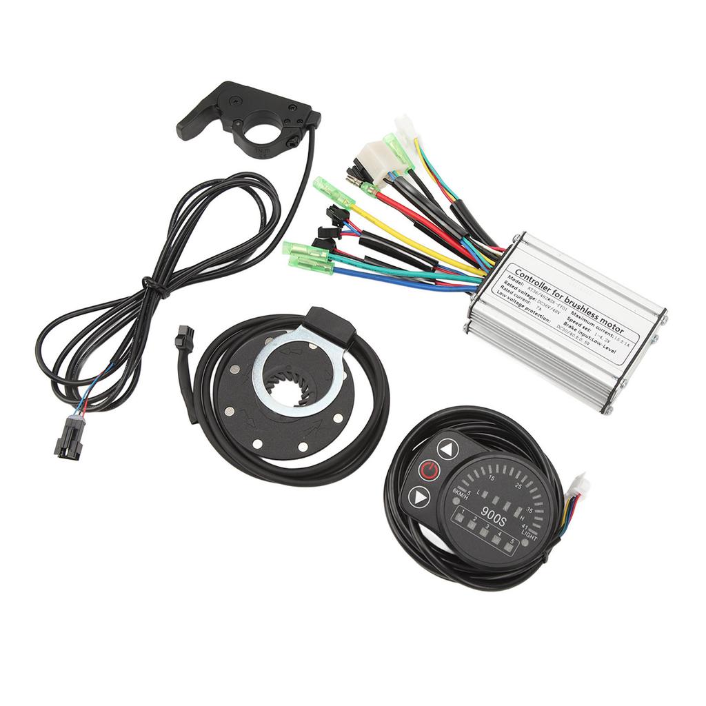 36V 48V 250W Electric Bike Conversion Kit Motor Controller Thumb Throttle PAS Pedal Assist Sensor Display Meter