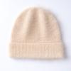 Cashmere brushed hat autumn and winter men's and women's knitted hats thermal bag head knitted hats new thermal hats