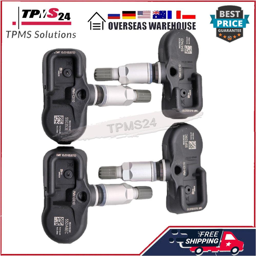 4PCS For Lexus GS NX LS RC Scion iM Toyota Camry Corolla Highlander Mirai Prius C RAV4 315MHz PMV-C010 42607-30040 TPMS SENSOR