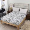 1Pc Cotton New Product Printing Fitted Sheet Mattress Cover Four Corners With Elastic Band Bed Sheet Customizable